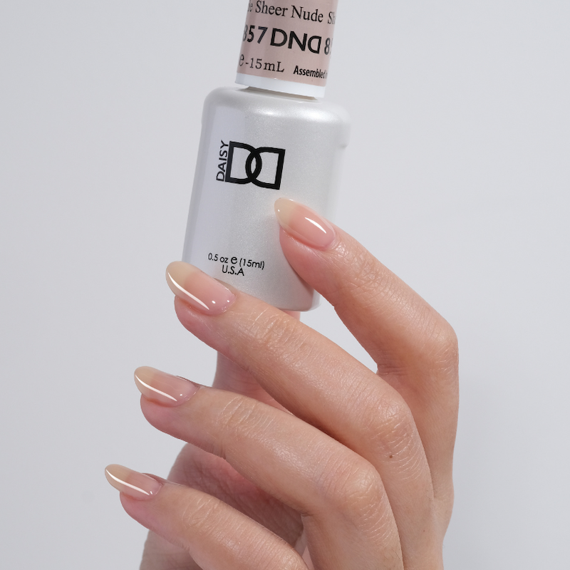 DND Daisy Sheer Gel Duo – Sheer Nude #857
