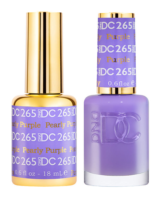 DND DC Gel Duo – Pearly Purple #265