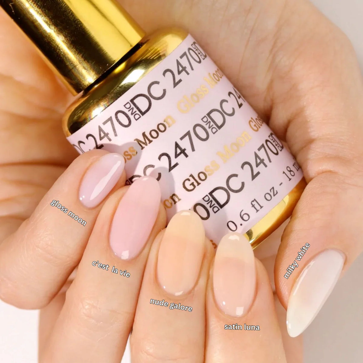 DND DC Gel Duo – Satin Luna #2437