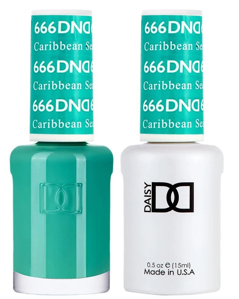 DND Daisy Gel Duo – Caribbean Sea #666