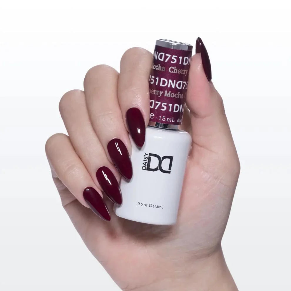 DND Daisy Gel Duo – Cherry Mocha #751