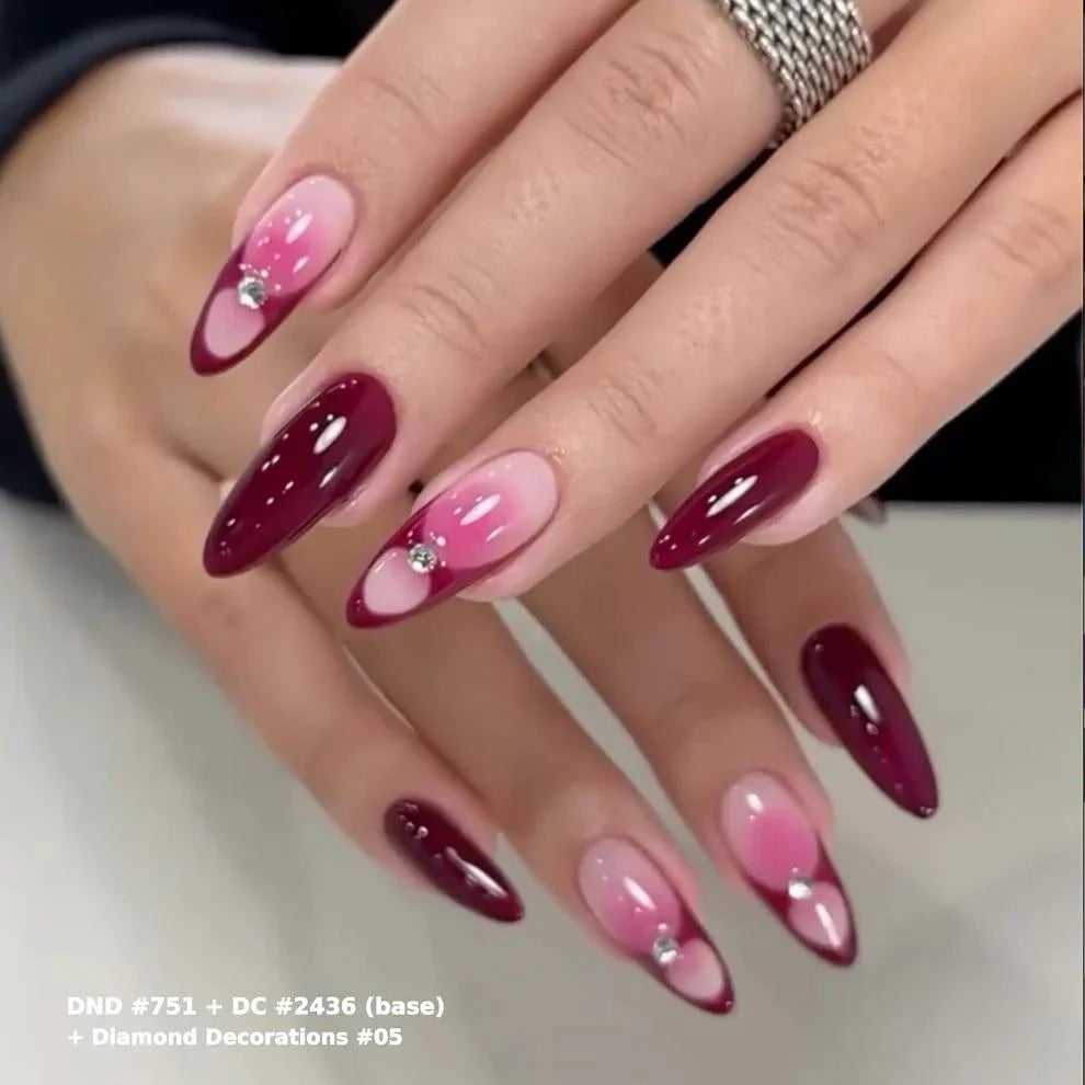 DND Daisy Gel Duo – Cherry Mocha #751
