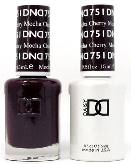 DND Daisy Gel Duo – Cherry Mocha #751
