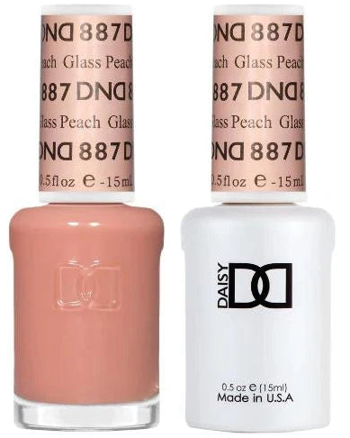 DND Daisy Sheer Gel Duo – Glass Peach #887