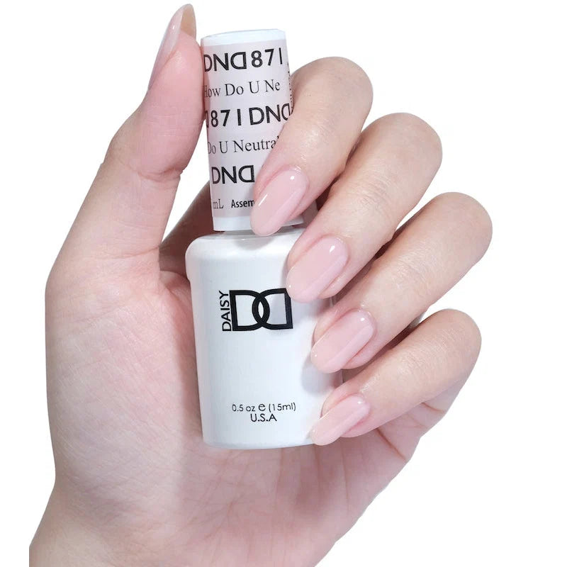 DND Daisy Sheer Gel Duo – How Do U Neutral? #871