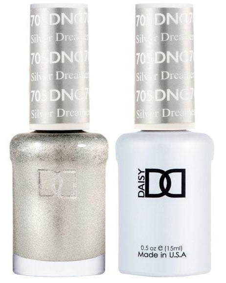 DND Daisy Gel Duo – Silver Dreamer #705