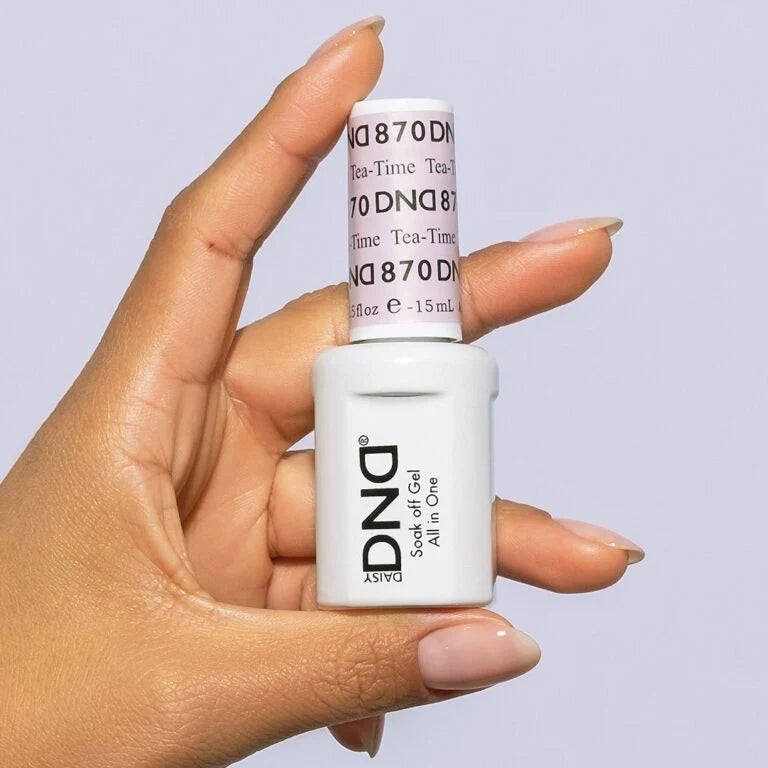 DND Daisy Sheer Gel Duo – Tea-Time #870