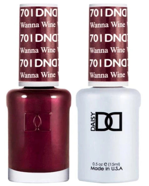 DND Daisy Gel Duo – Wanna Wine #701