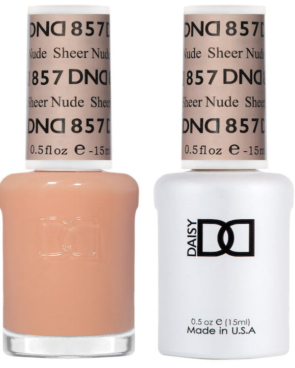 DND Daisy Gel Duo – Sheer Nude #857
