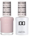 DND Daisy Gel Duo – She's White? She's Pink? #860
