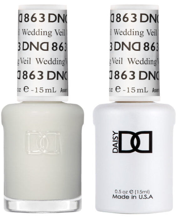 DND Daisy Sheer Gel Duo – Wedding Veil #863
