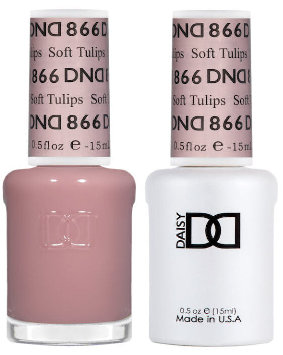 DND Daisy Sheer Gel Duo – Soft Tulips #866