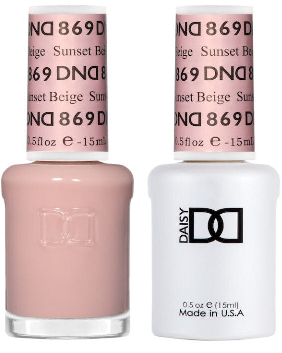 DND Daisy Sheer Gel Duo – Sunset Beige #869