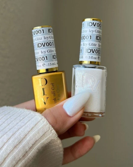 DND Diva Gel Duo – Icy Glitz #001