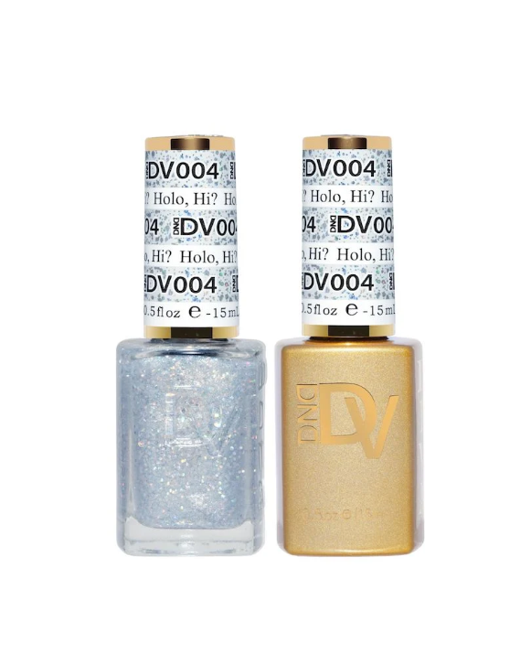 DND Diva Gel Duo- Holo, Hi? #004
