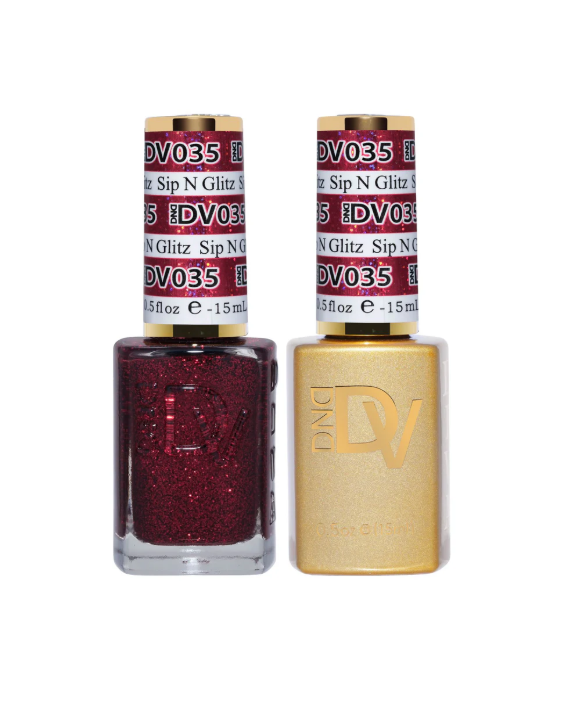 DND Diva Gel Duo – Sip N' Glitz #035