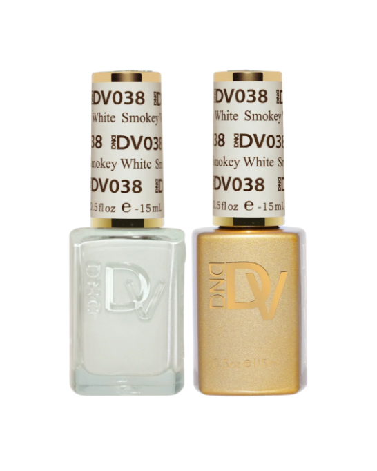 DND Diva Gel Duo – Smokey White #038