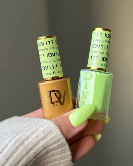 DND Diva Gel Duo – Dewy Limeade #117
