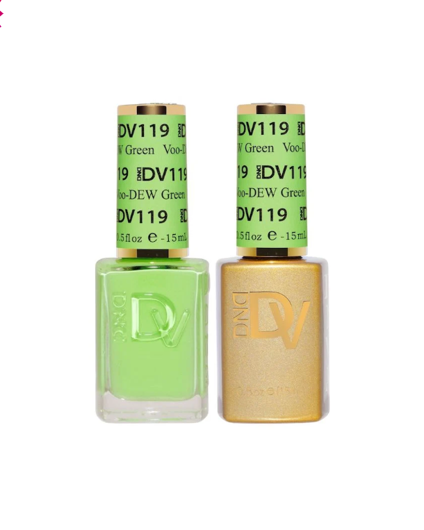 DND Diva Gel Duo – Voo-Dew Green #119
