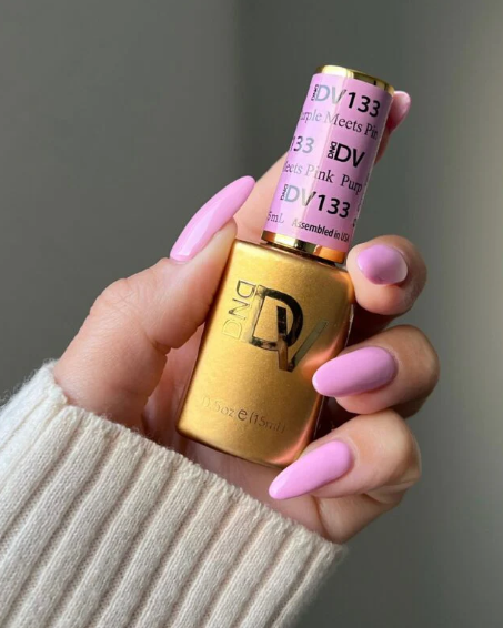 DND Diva Gel Duo – Purple Meets Pink #133