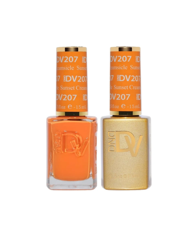 DND Diva Gel Duo – Sunset Creamsicle #207
