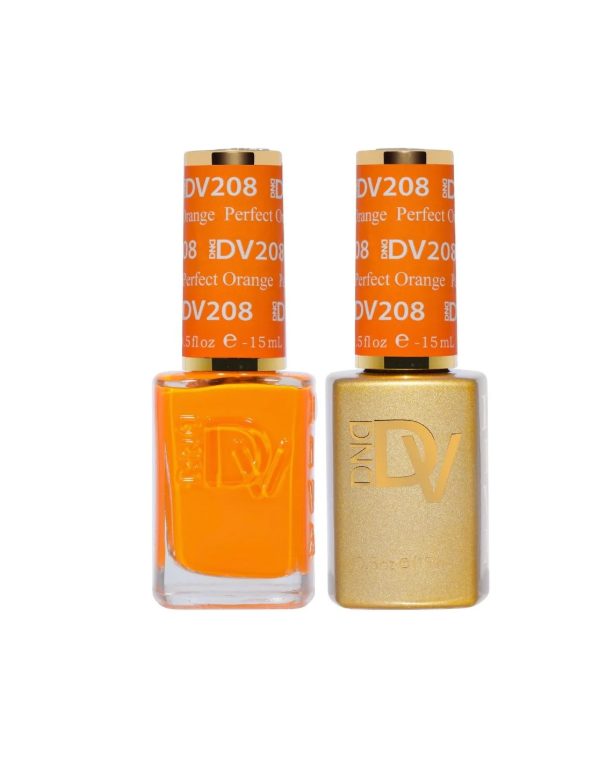 DND Diva Gel Duo – Perfect Orange #208