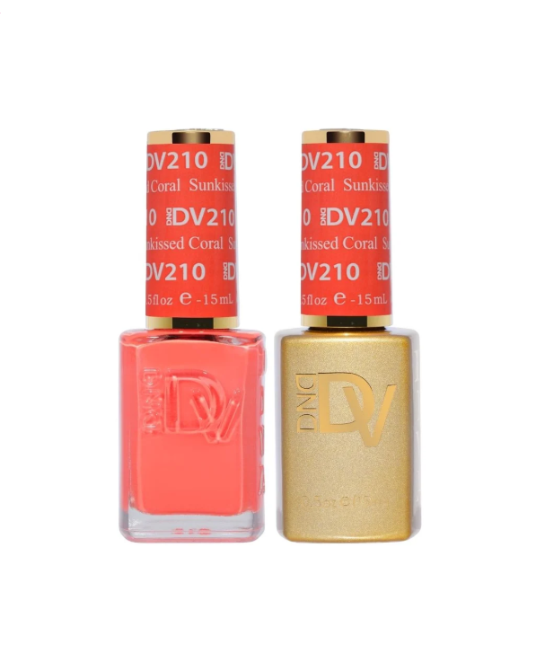 DND Diva Gel Duo – Sunkissed Coral #210