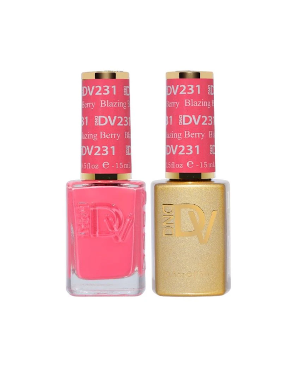 DND Diva Gel Duo – Blazing Berry #231