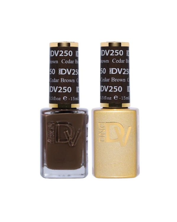 DND Diva Gel Duo – Cedar Brown #250