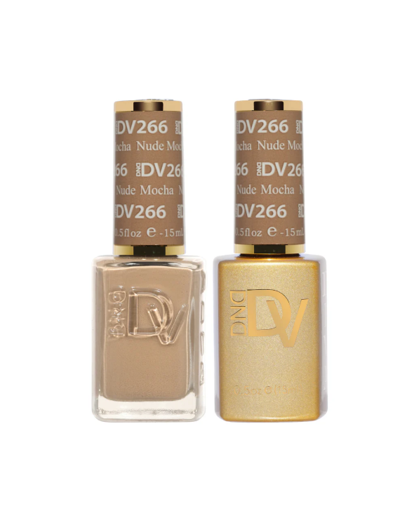 DND Diva Gel Duo – Nude Mocha #266