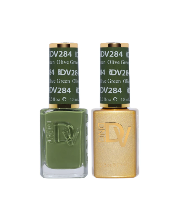 DND Diva Gel Duo – Olive Green #284