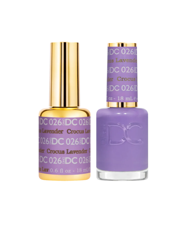DND DC Gel Duo – Crocus Lavender #026