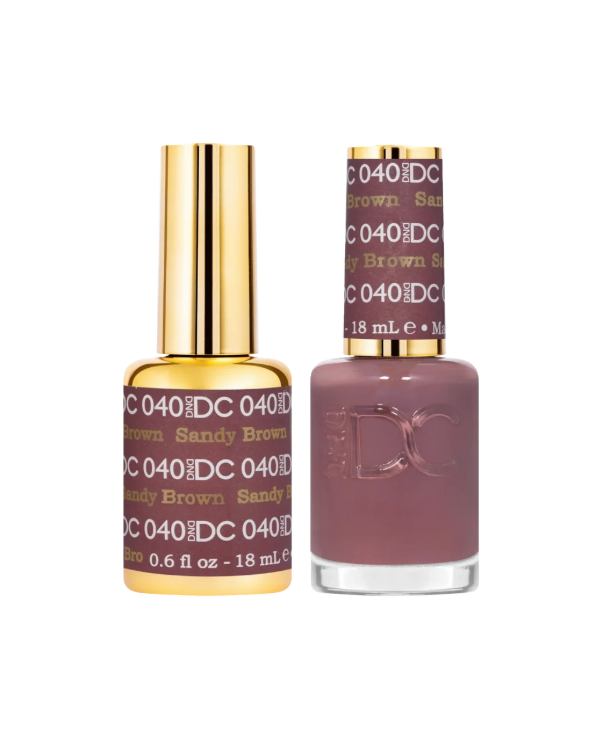 DND DC Gel Duo – Sandy Brown #040
