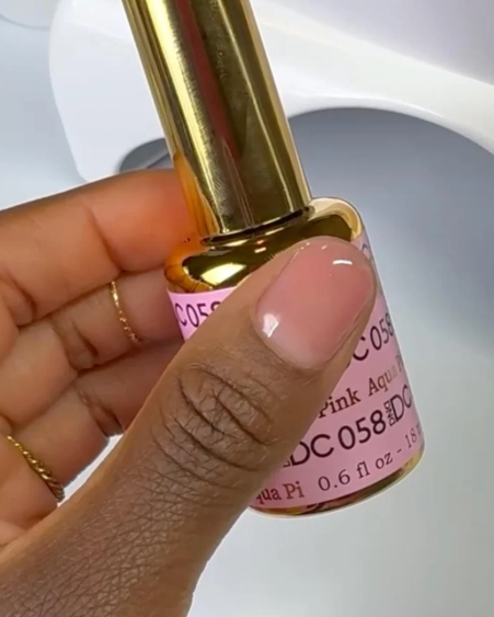DND DC Gel Duo – Aqua Pink #058