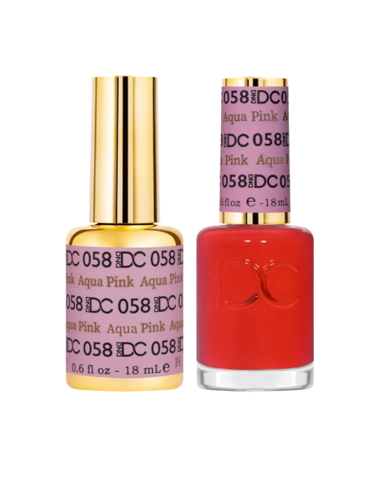 DND DC Gel Duo – Aqua Pink #058