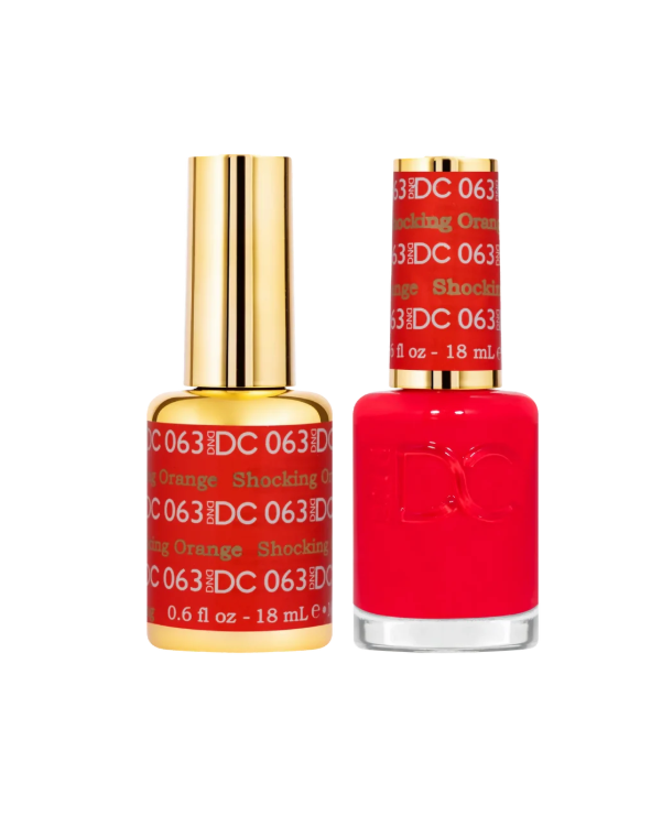 DND DC Gel Duo – Shocking Orange #063