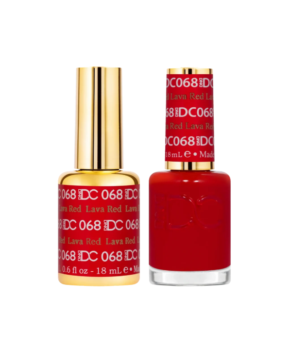 DND DC Gel Duo – Lava Red #068