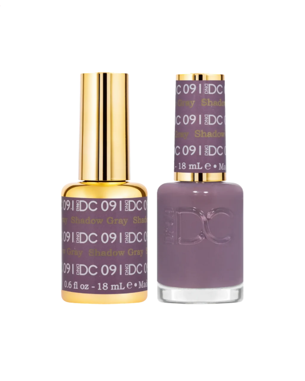 DND DC Gel Duo – Shadow Gray #091