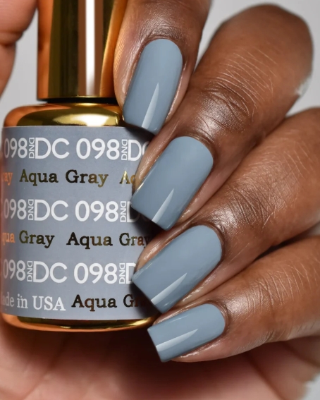 DND DC Gel Duo – Aqua Gray #098