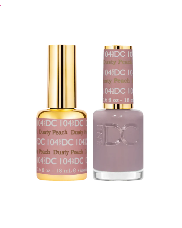DND DC Gel Duo – Dusty Peach #104