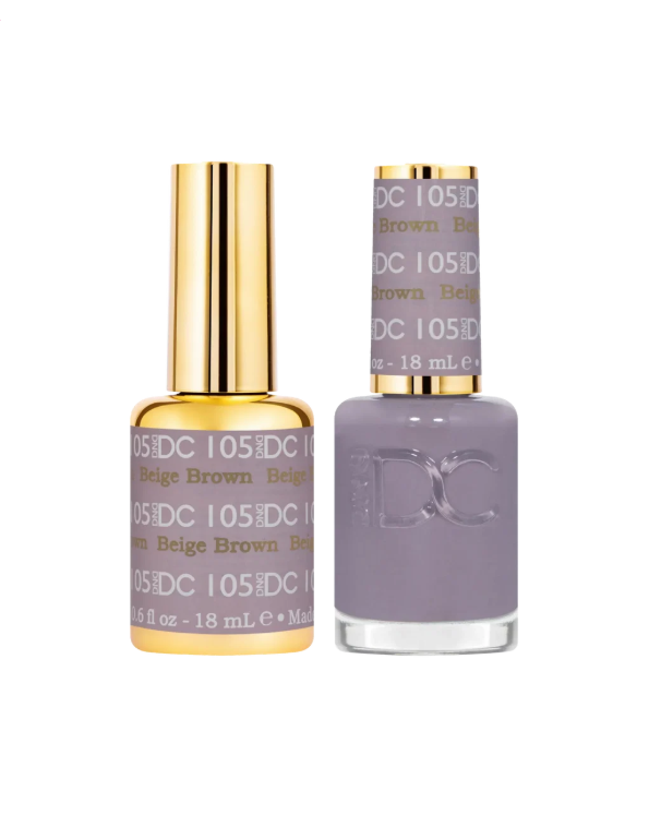 DND DC Gel Duo – Beige Brown #105