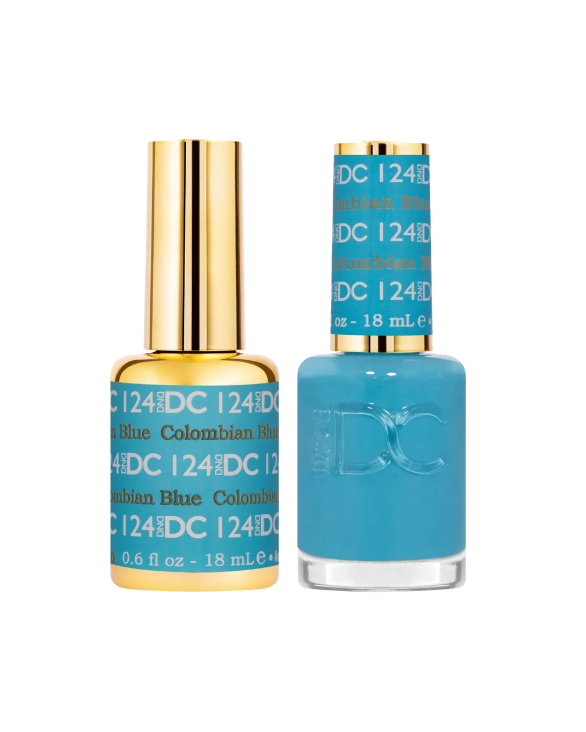 DND DC Gel Duo – Columbian Blue #124