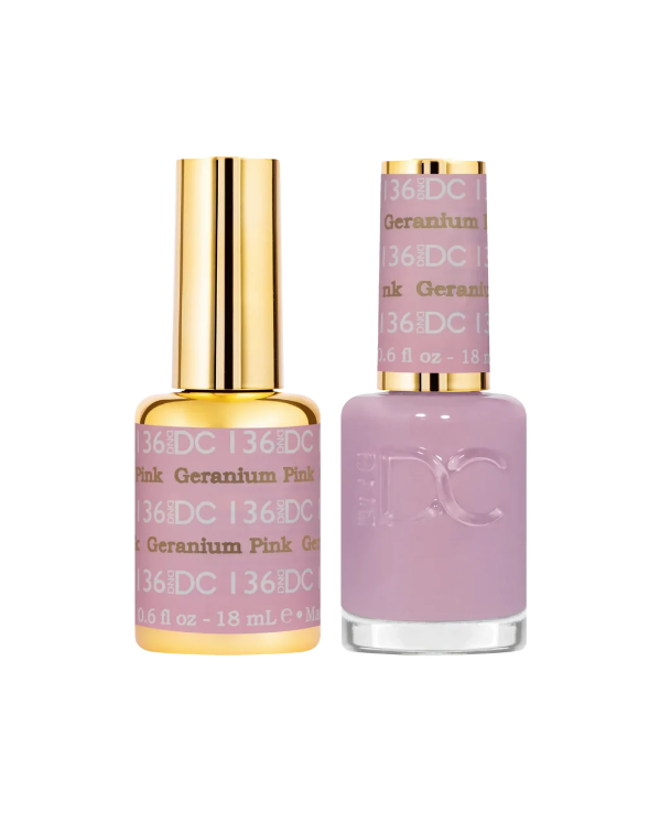 DND DC Gel Duo – Geranium Pink #136