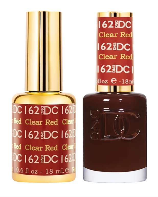 DND DC Gel Duo – Clear Red #162