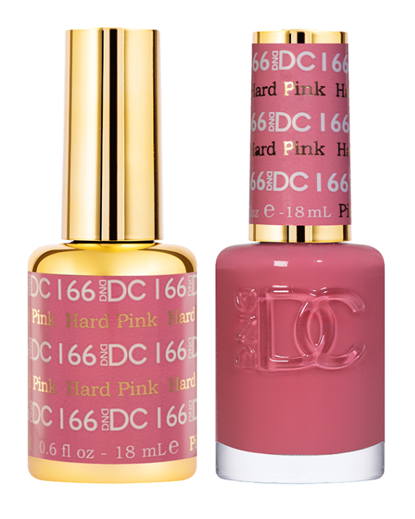 DND DC Gel Duo – Hard Pink #166