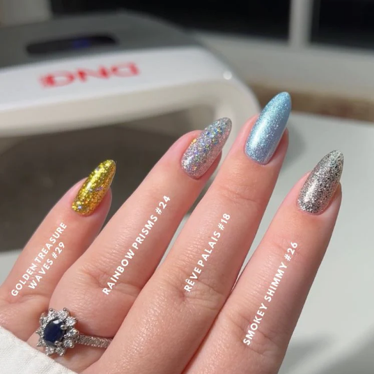 DND Diva Gel Duo – Golden Treasure Waves #029
